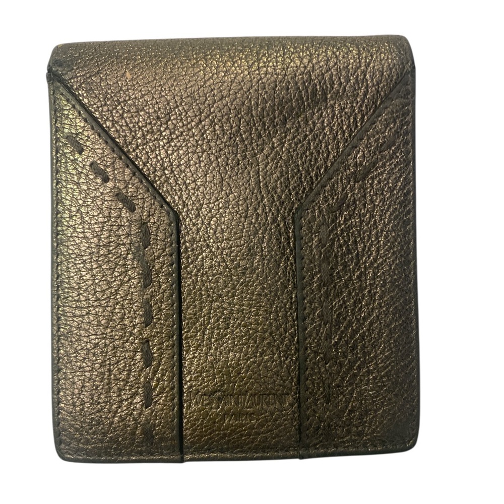 Yves Saint Laurent Metallic Wallet GUC
